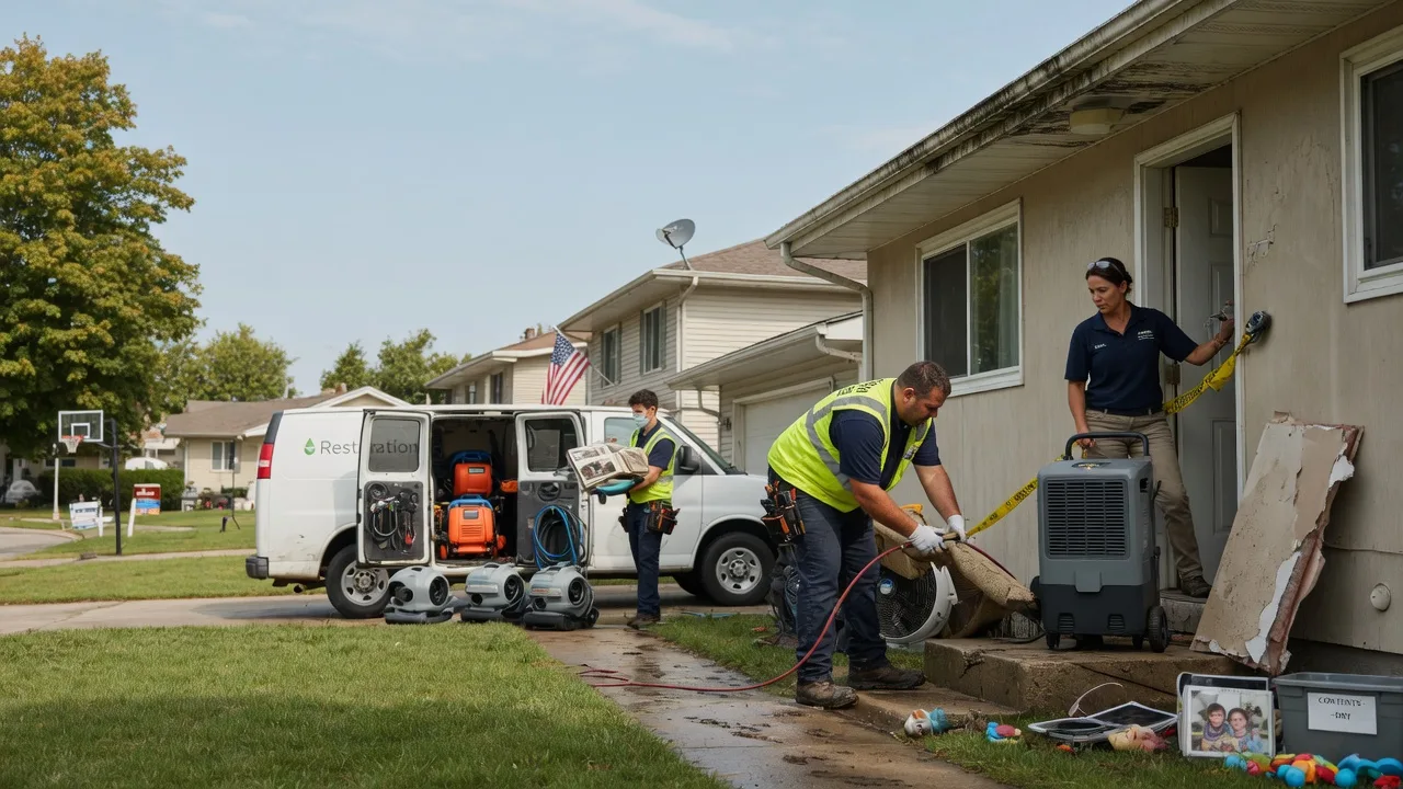 Water Damage Restoration in Rushville, OH near me